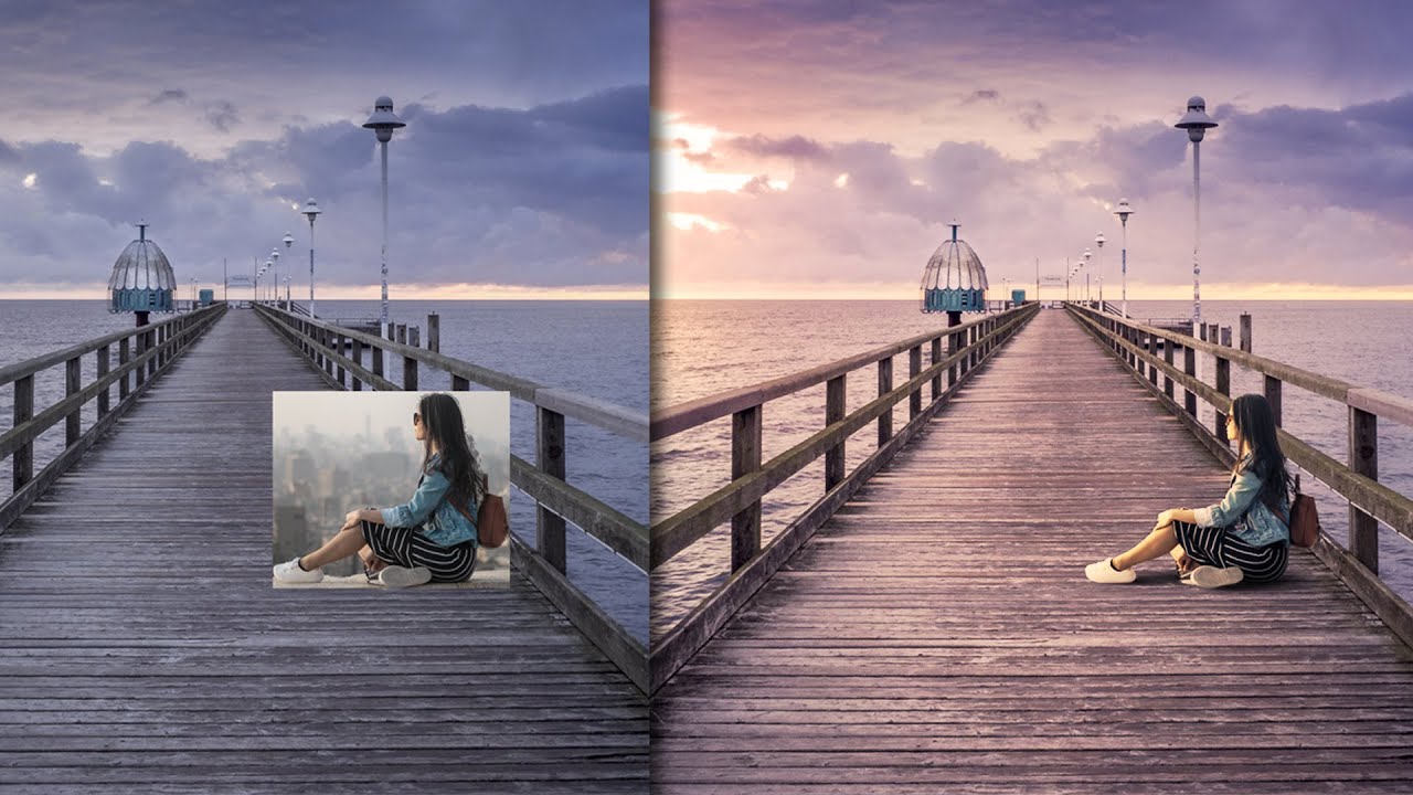 Cómo INTEGRAR MUY FÁCIL una PERSONA en otra FOTOGRAFÍA o FONDO con Adobe PHOTOSHOP