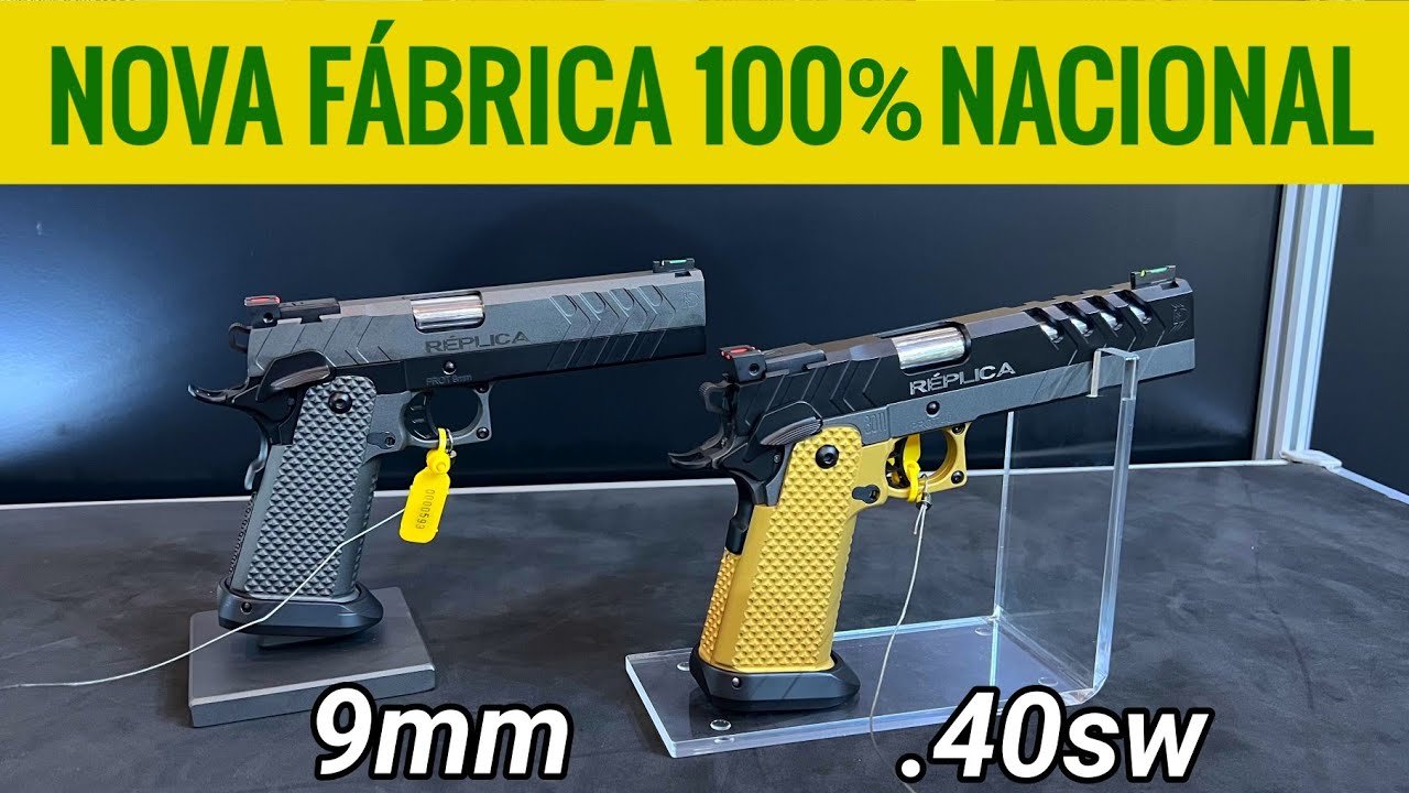 NOVA FÁBRICA 100% NACIONAL - Apresentação da primeira 9mm e .40 da VISÃO - V.C. 3011