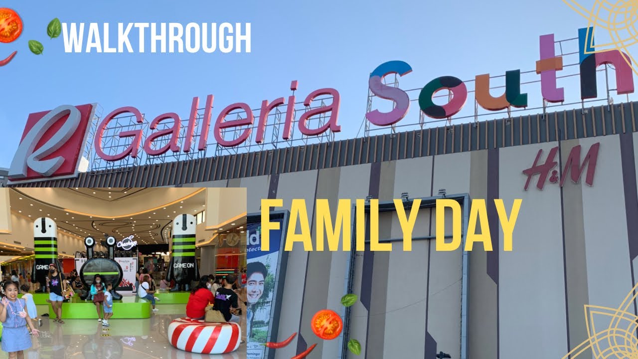 ROBINSONS GALLERIA SOUTH WALKTHROUGH/ FAMILY DAY #family  #familytime