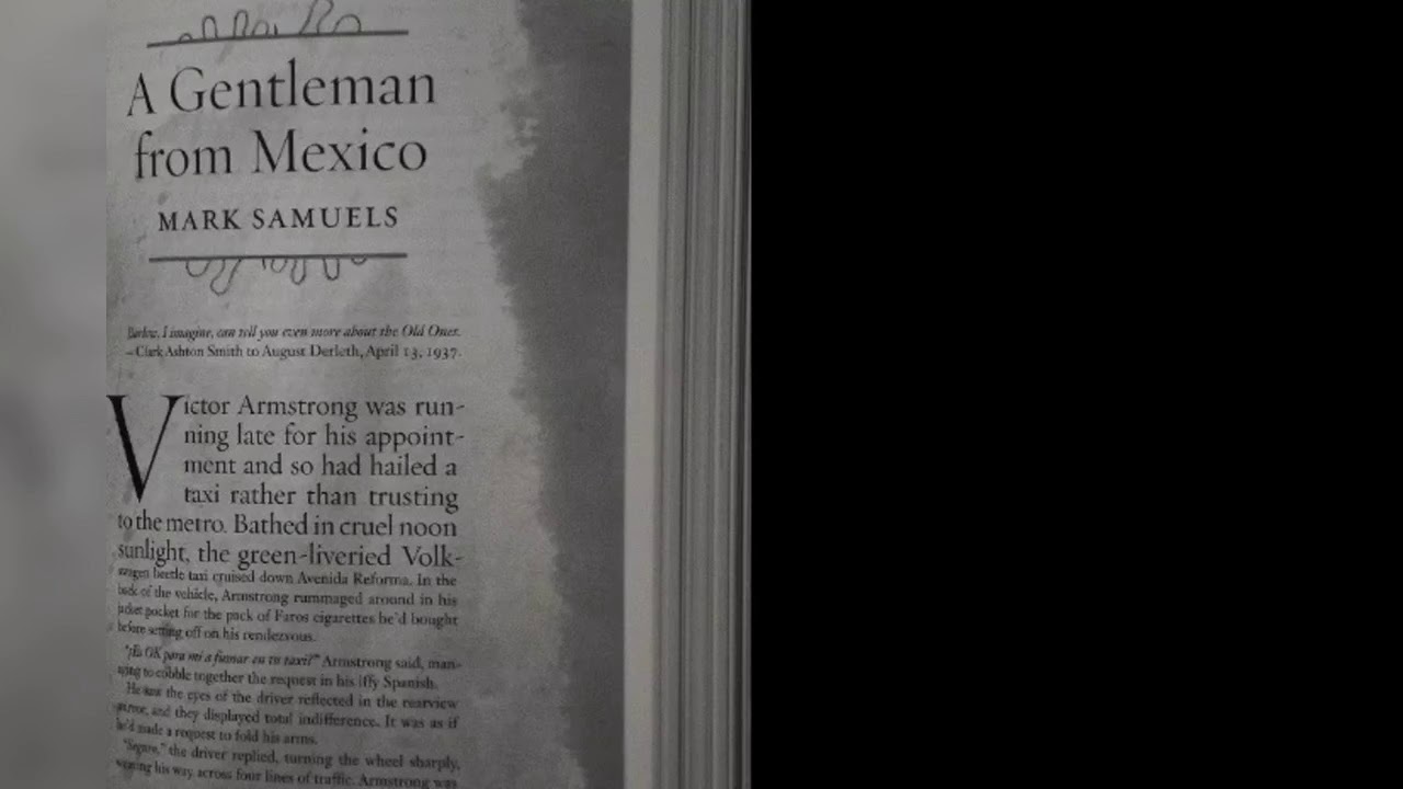 A Gentleman from Mexico by Mark Samuels