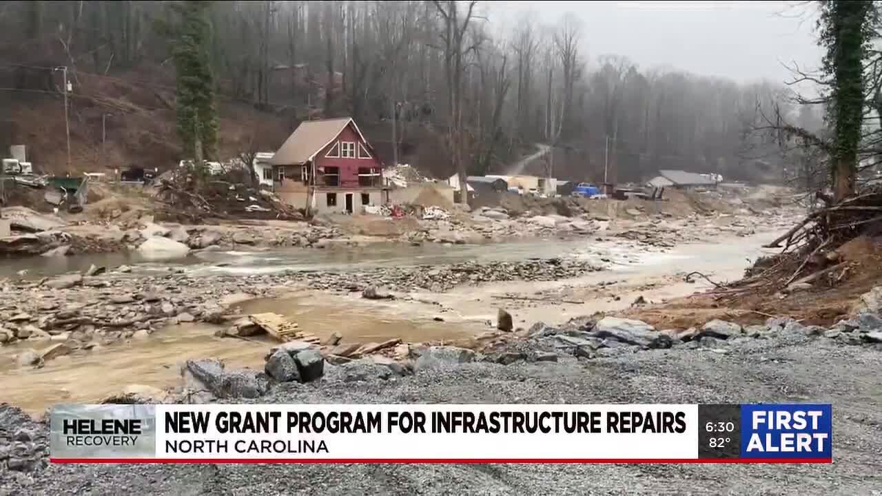 New grant program for infrastructure repairs in NC