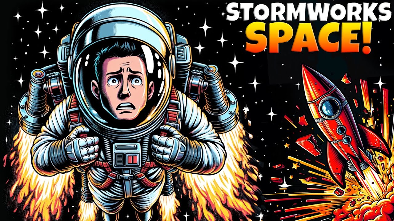 We Tried to Use JETPACKS to Fly Through Space in Stormworks!