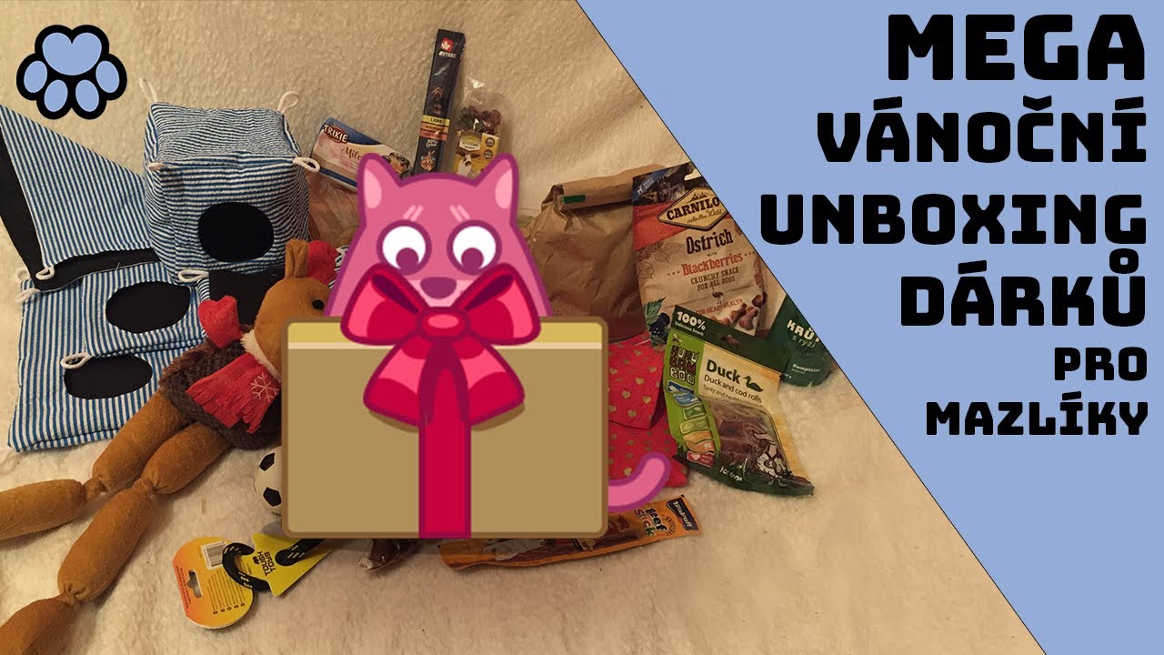 Vánoční dárky pro zvířátka l MEGA UNBOXING