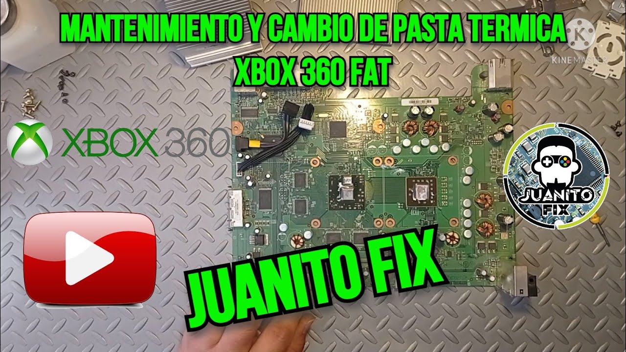Mantenimiento y cambio de pasta térmica a xbox 360 FAT / Xbox 360 Fat thermal paste change & clean