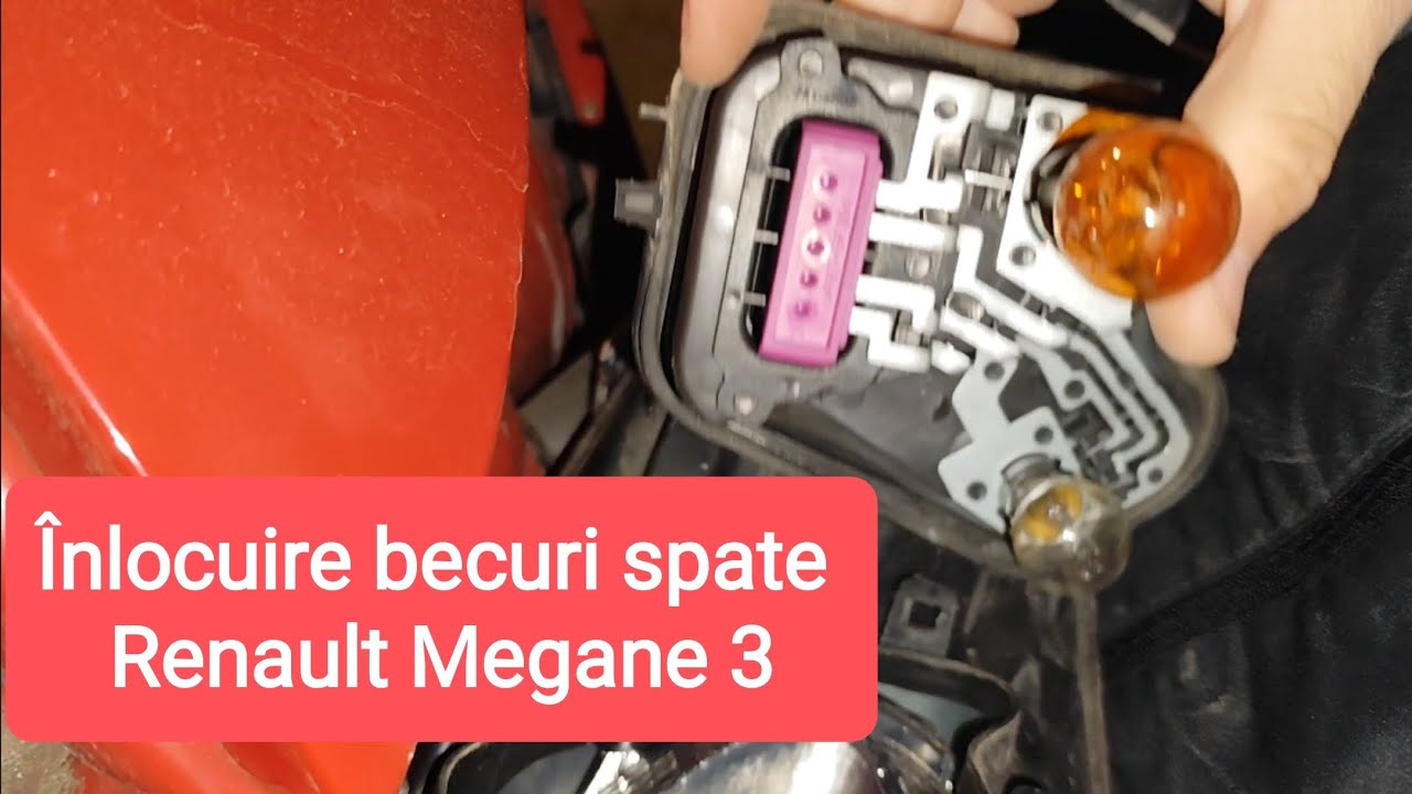 Înlocuire becuri spate Renault Megane 3/ rear bulbs replacement #autotips5141 