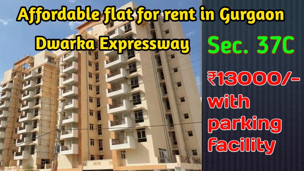 2bhk flats for rent in Gurgaon under 13k semi furnished with parking l Apex homes dwarka expressway