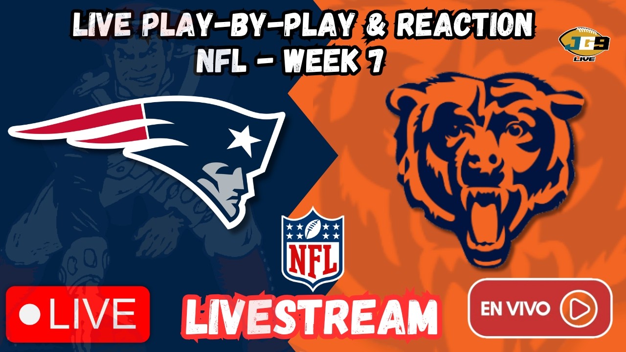 New England Patriots vs Chicago Bears | LIVE STREAM | LIVE | Thursday Night Football | NFL