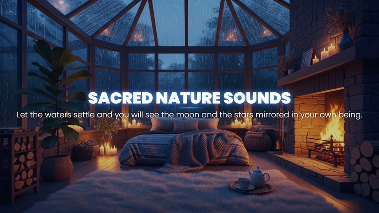 Beautiful Relaxing Music - Peaceful Kalimba & Rain Sounds - Sleep Music, Stress Relief