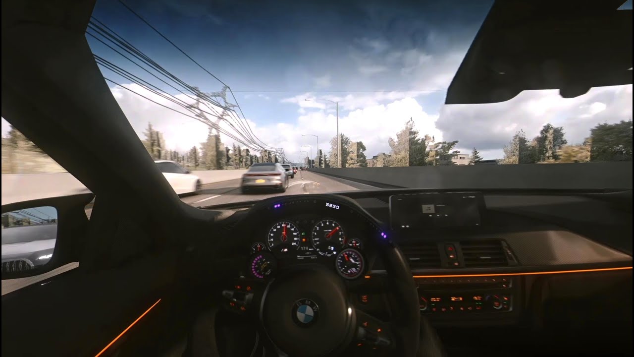 BMW M3 F80 No Hesi POV – Insane Autobahn Traffic in Assetto Corsa!