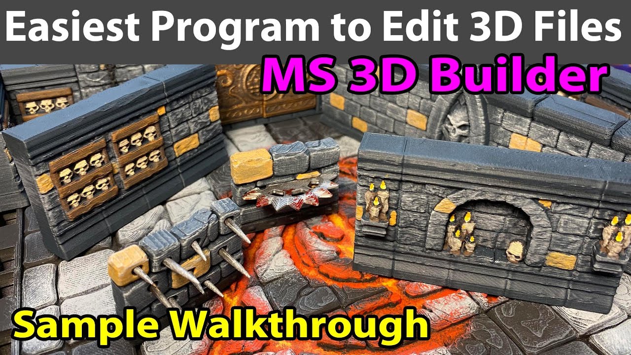 Microsoft 3D Builder: Easiest Program to Edit 3D Files