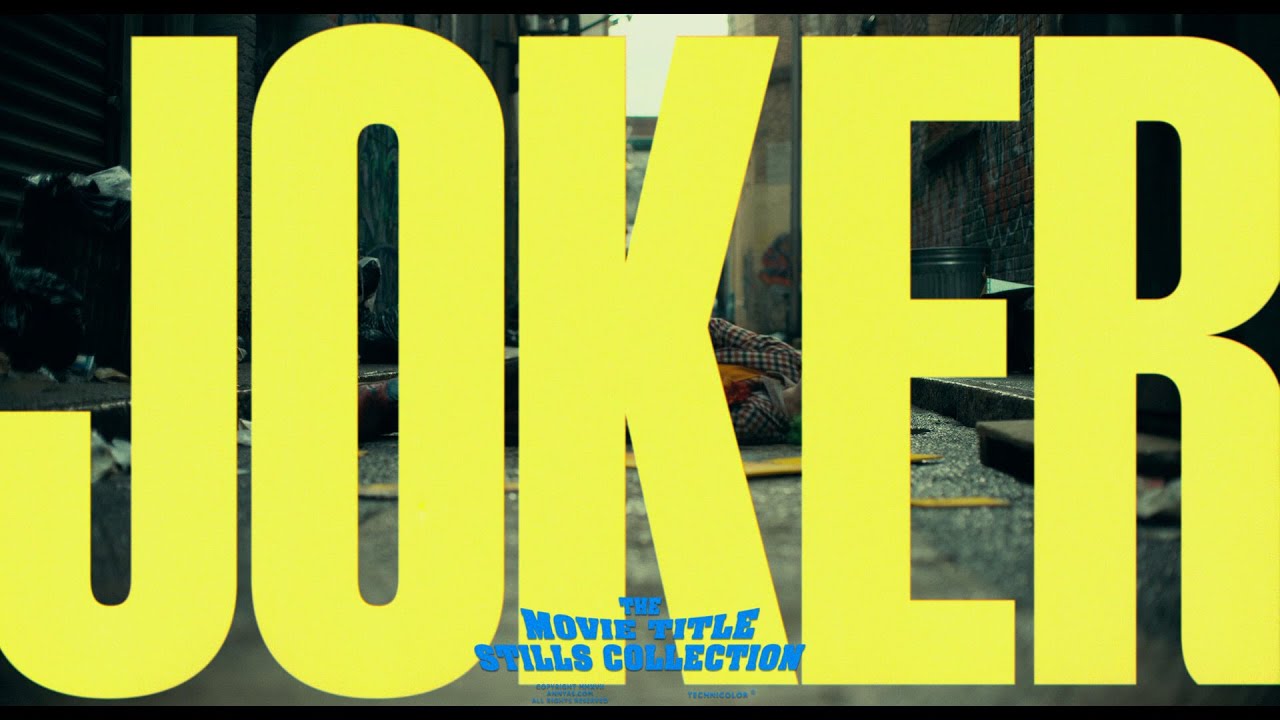 Joker (2019) title sequence