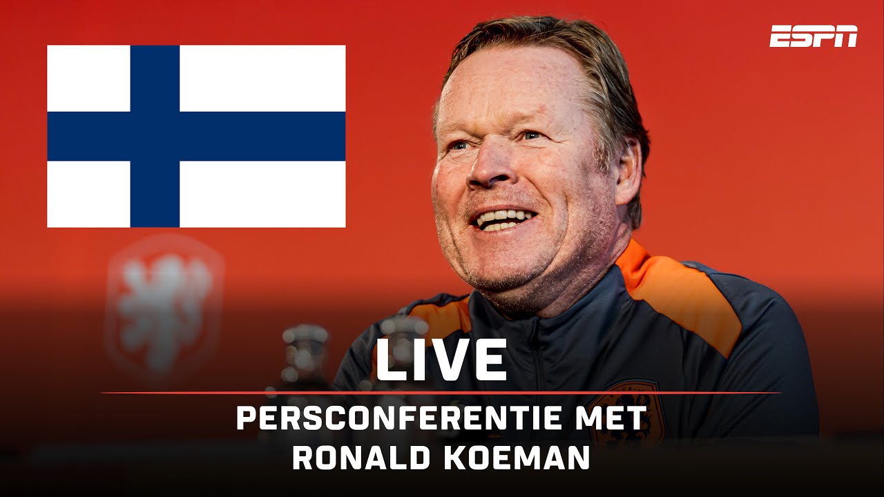 Ronald Koeman en Cody Gakpo voorafgaand aan het duel met Finland! 🔶 | Persconferentie Oranje 🎙️