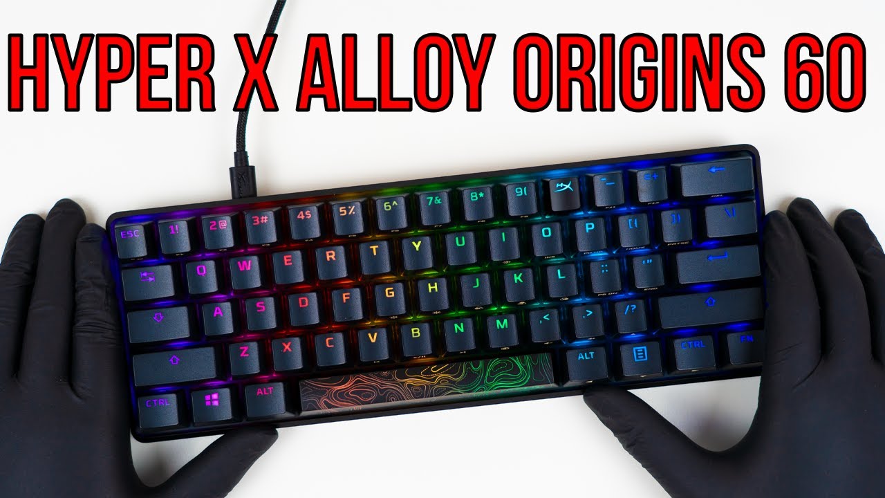 HyperX Alloy Origins 60 Mechanical Gaming Keyboard Unboxing + Gameplay - ASMR