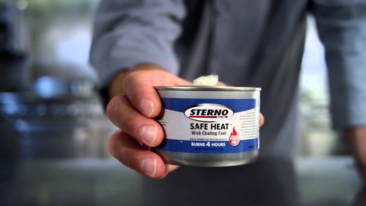 Топливо для подогрева пищи с фитилем Sterno: основы