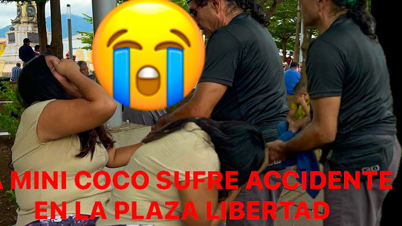 😱😭😖LA MINI COCO SUFRE ACCIDENTE EN LA PLAZA LIBERTAD