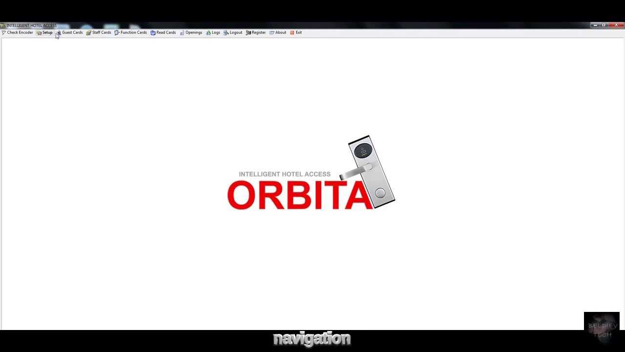 How to use Orbita doorlocks Software