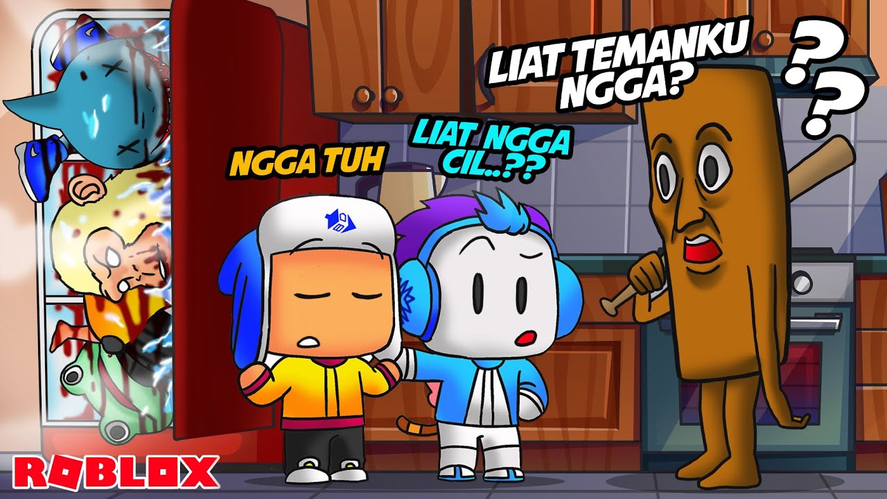 BABY DEL DAN MOCIL KERJA SAMA MENYEMBUNYIKAN MAYAT BRAINROT DI ROBLOX!!