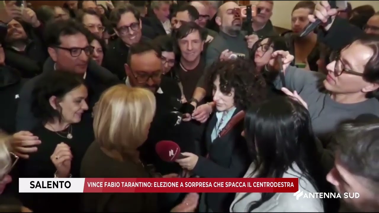 01 FEBBRAIO 2026   SALENTO   VINCE FABIO TARANTINO; ELEZIONE A SORPRESA CHE SPACCA IL CENTRODESTRA