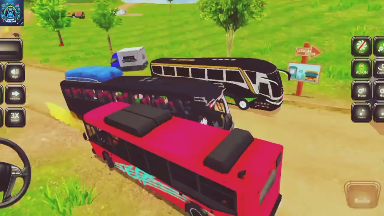 Us Passenger Bus Coach Driver 🚌 Us luxury Bus Game / Offrode Bus Drving Game