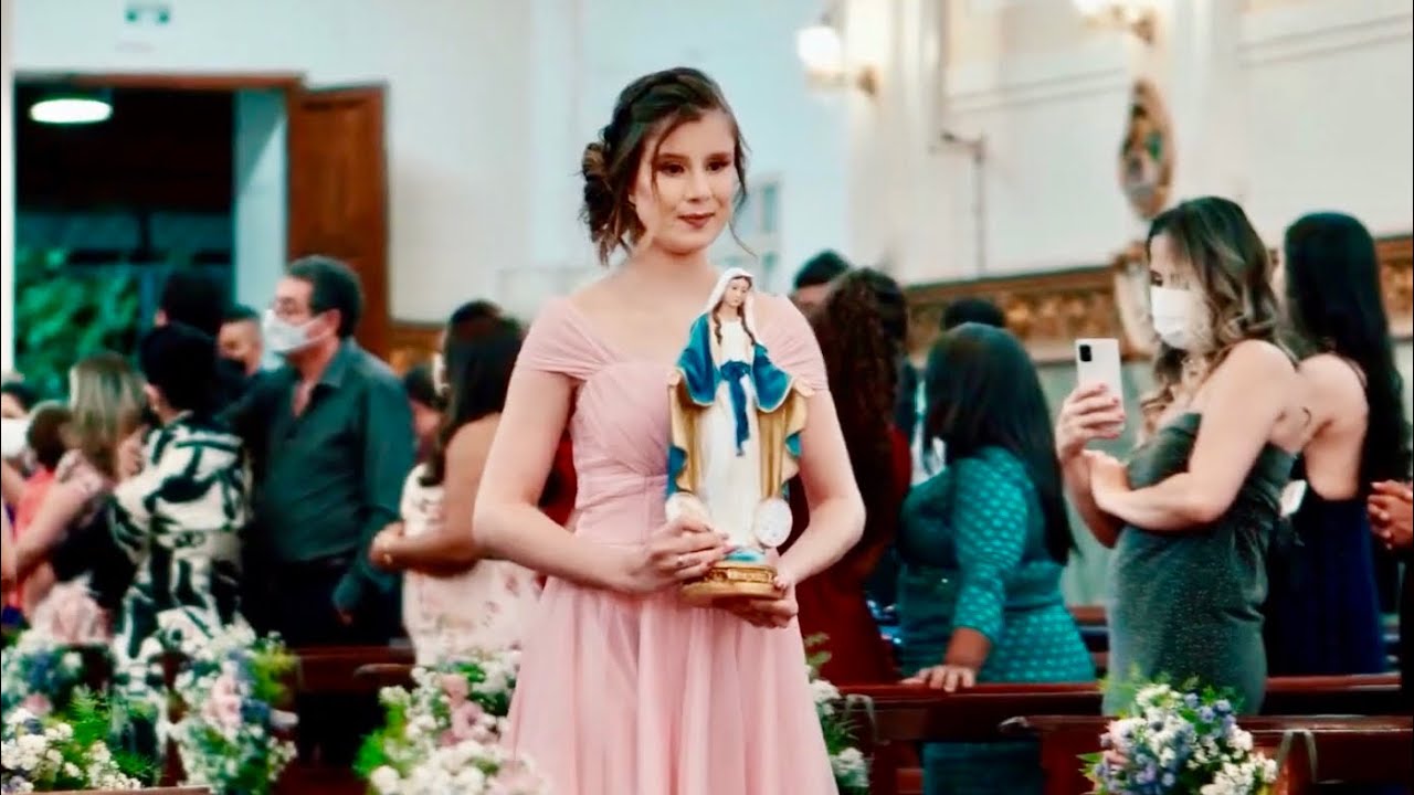 Colo de Mãe I Entrada de Demoiselle com Imagem de Nossa Senhora I Dama de Honra I Songsdei Casamento