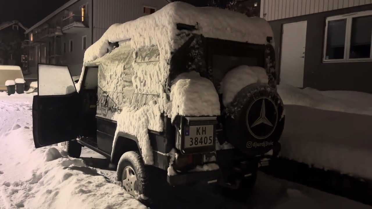 Geländewagen 240GD Cold start -20