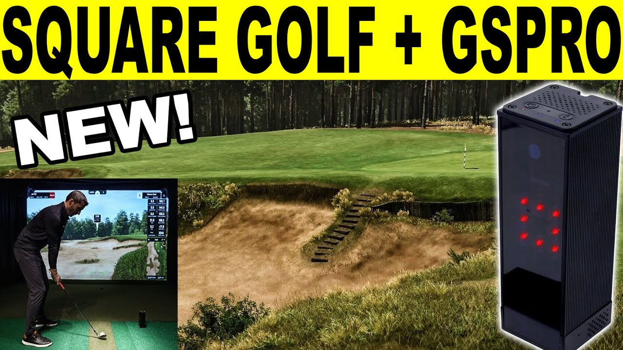 Square Golf Launch Monitor: обновления GSPro, скидки и многое другое! (9 лунок)