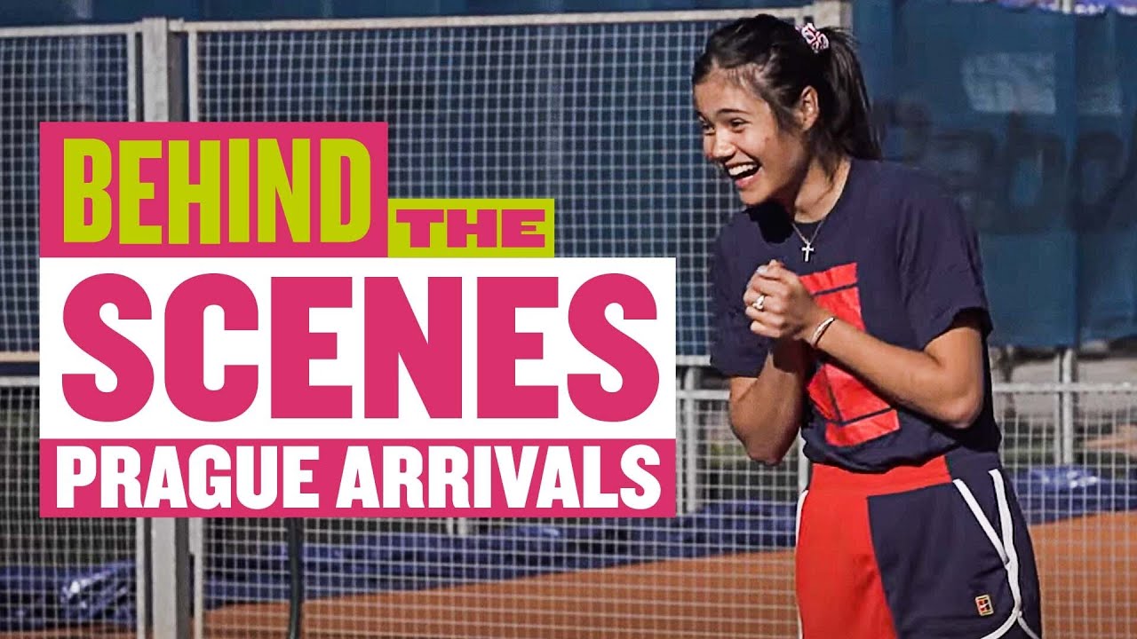 Arrival in Prague! | BTS as Emma, Harriet, Sonay & Katie Train Ahead of Billie Jean King Cup | LTA