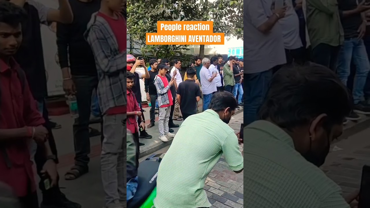 Why so crowded here??||#supercarsindia #lamborghini #aventador #v12 @Hotwheels2.0