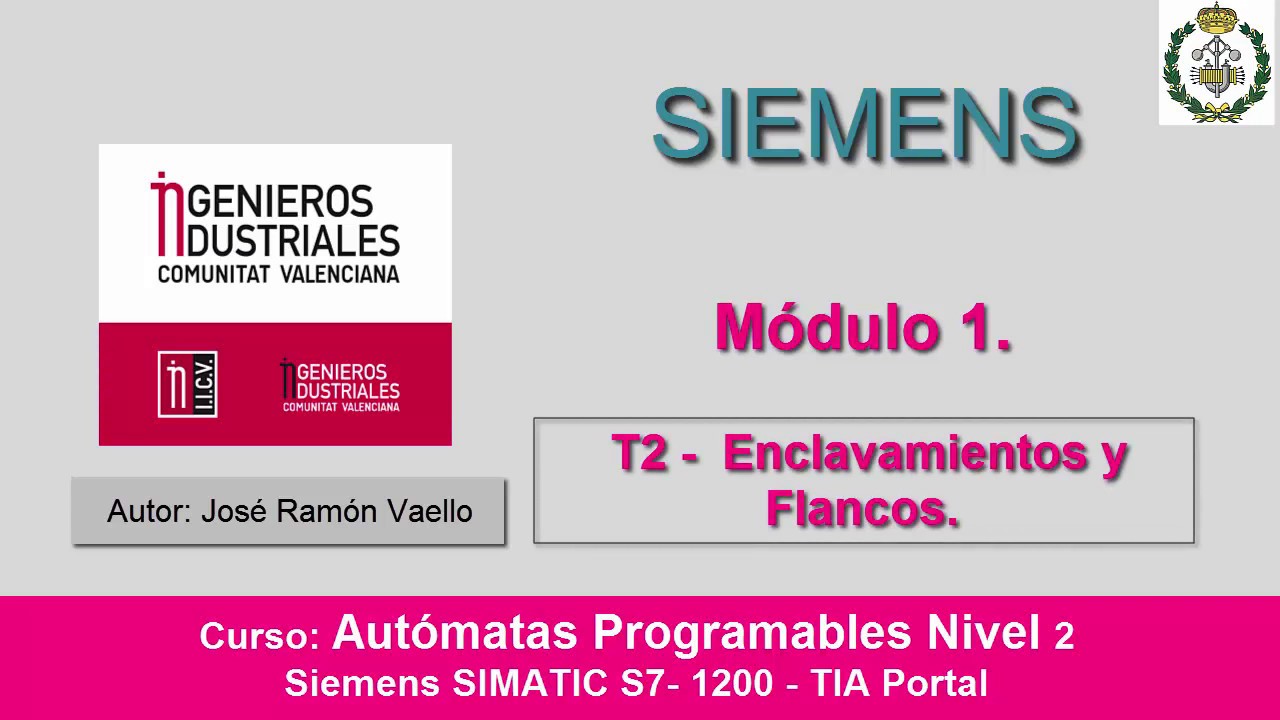 Curso Tia Portal. Enclavamientos y flancos.