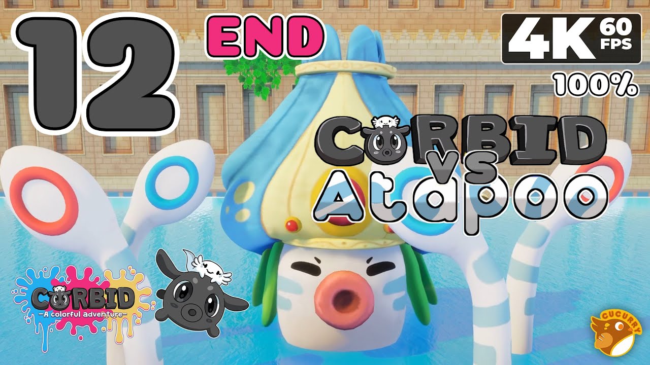 Corbid! A Colorful Adventure (PC) - 4K60 Walkthrough (100%) Part 12 - Level 2-6: Atapoo (Ending)
