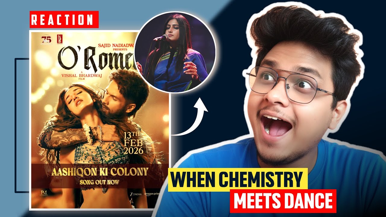 Aashiqon Ki Colony Song REACTION 🔥💥 | O'Romeo | Javed Ali, Madhubanti Bagchi | Vishal Bharadwaj 