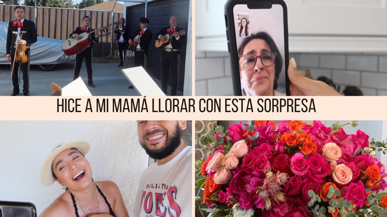 HICE A MI MAM&Aacute; LLORAR CON ESTA SORPRESA