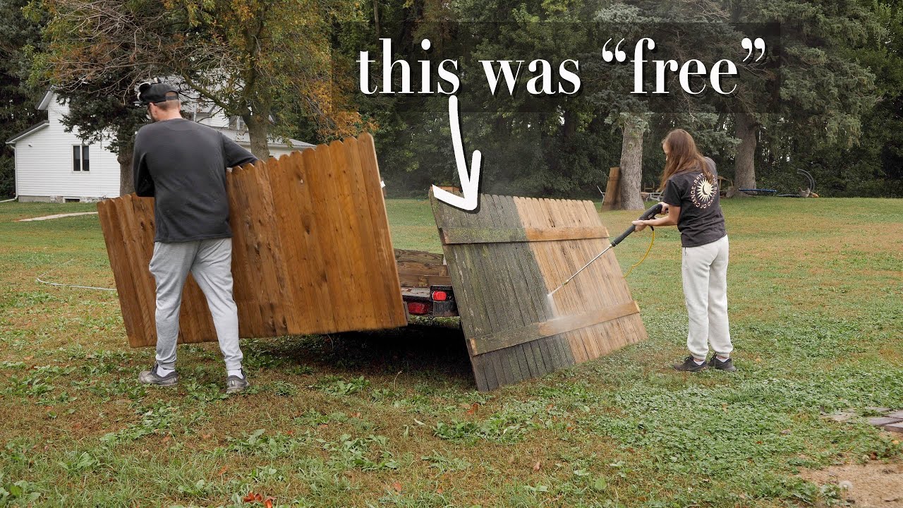 Dirty Old Fence & Garage Sale Finds