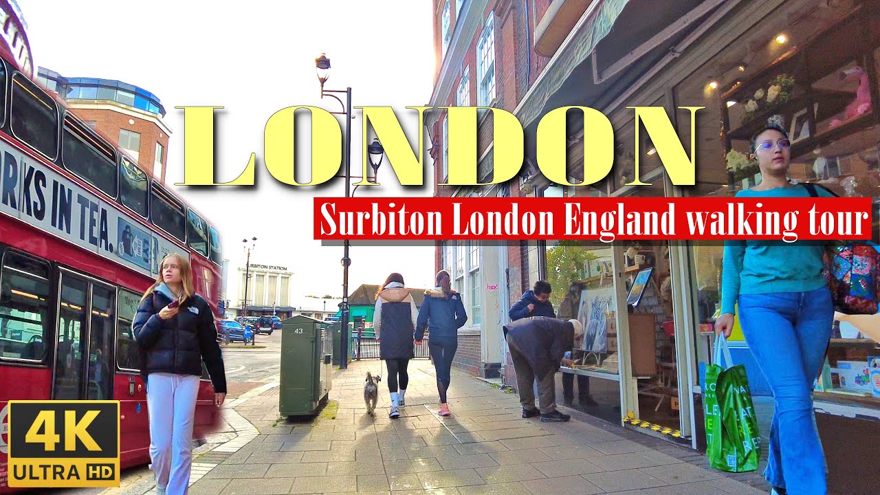 [4K] Surbiton Walking Tour: Explore the Charm of South West London’s Hidden Gem