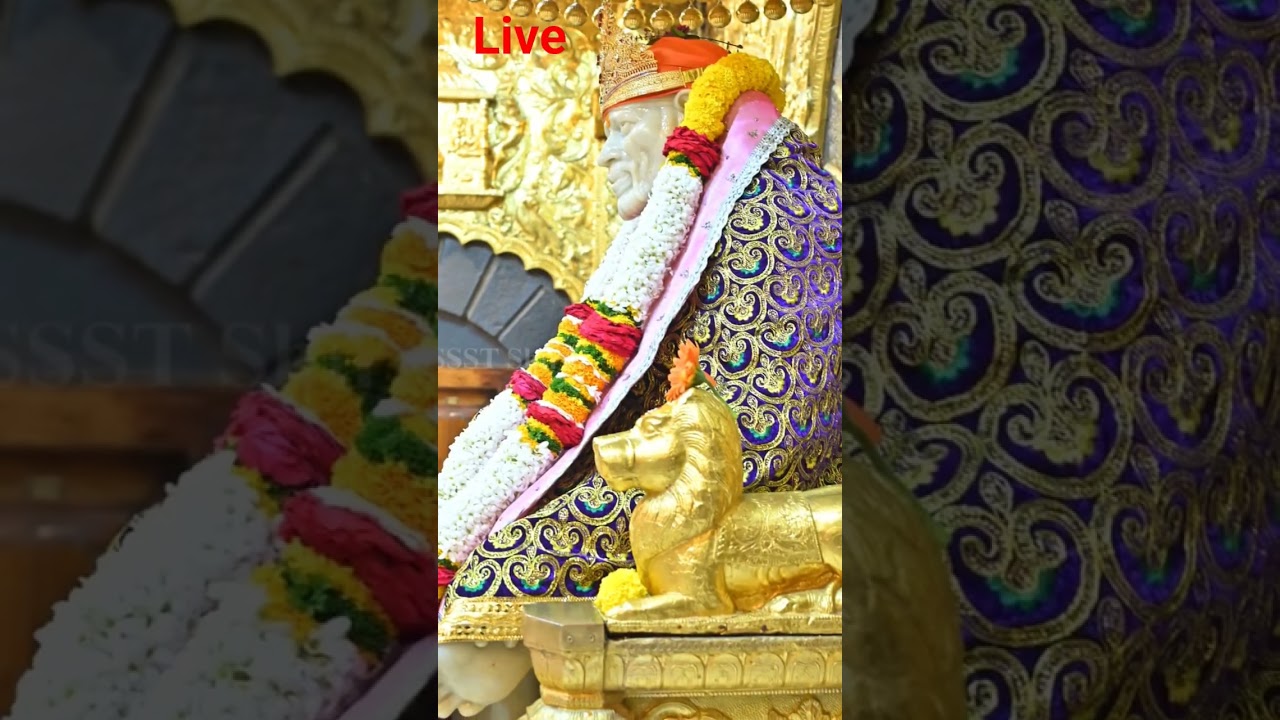 🔴 LIVE | ஷிர்டி சாயிபாபாவின் மதிய ஆரத்தி | மதிய நேரத்தில் சாயியின் தெய்வீக அருள்