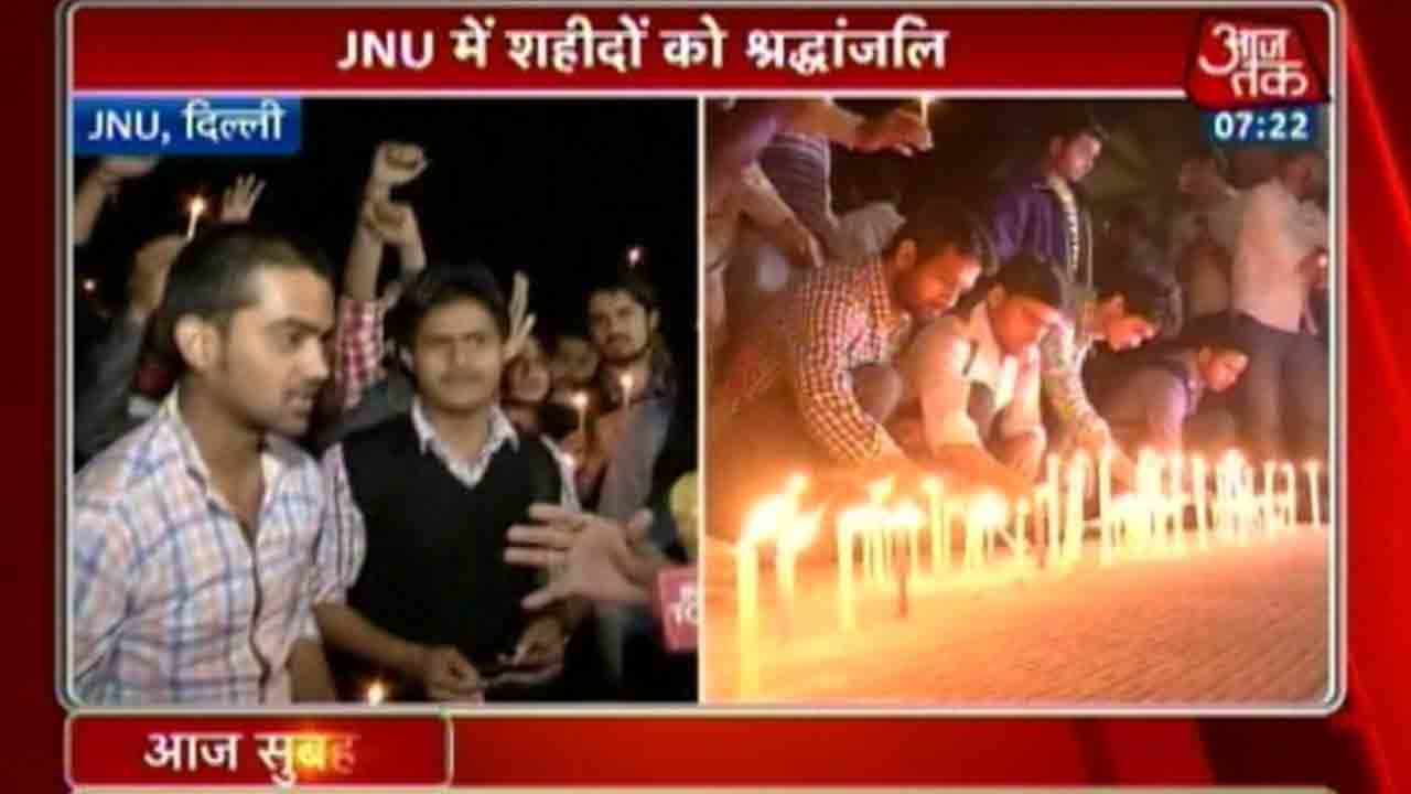 Candle Light March Organised By Student Of ABVP