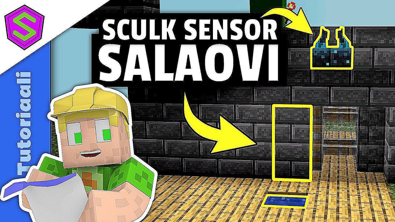 Salaovi ja Ansa Sculk Sensorilla! | Minecraft Tutoriaali