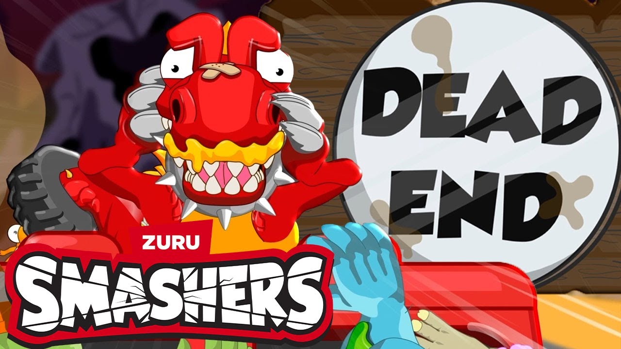 A Not So Quick Detour + More | Smashers |Dinosaur Cartoons For Kids | 🦖 DINO CHALLENGE 💥
