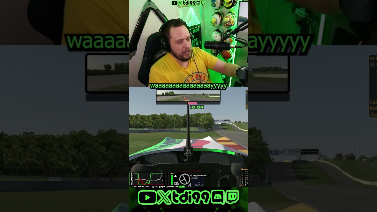 Taking the advice from a GREAT! #simracing  #iracing #simracer
