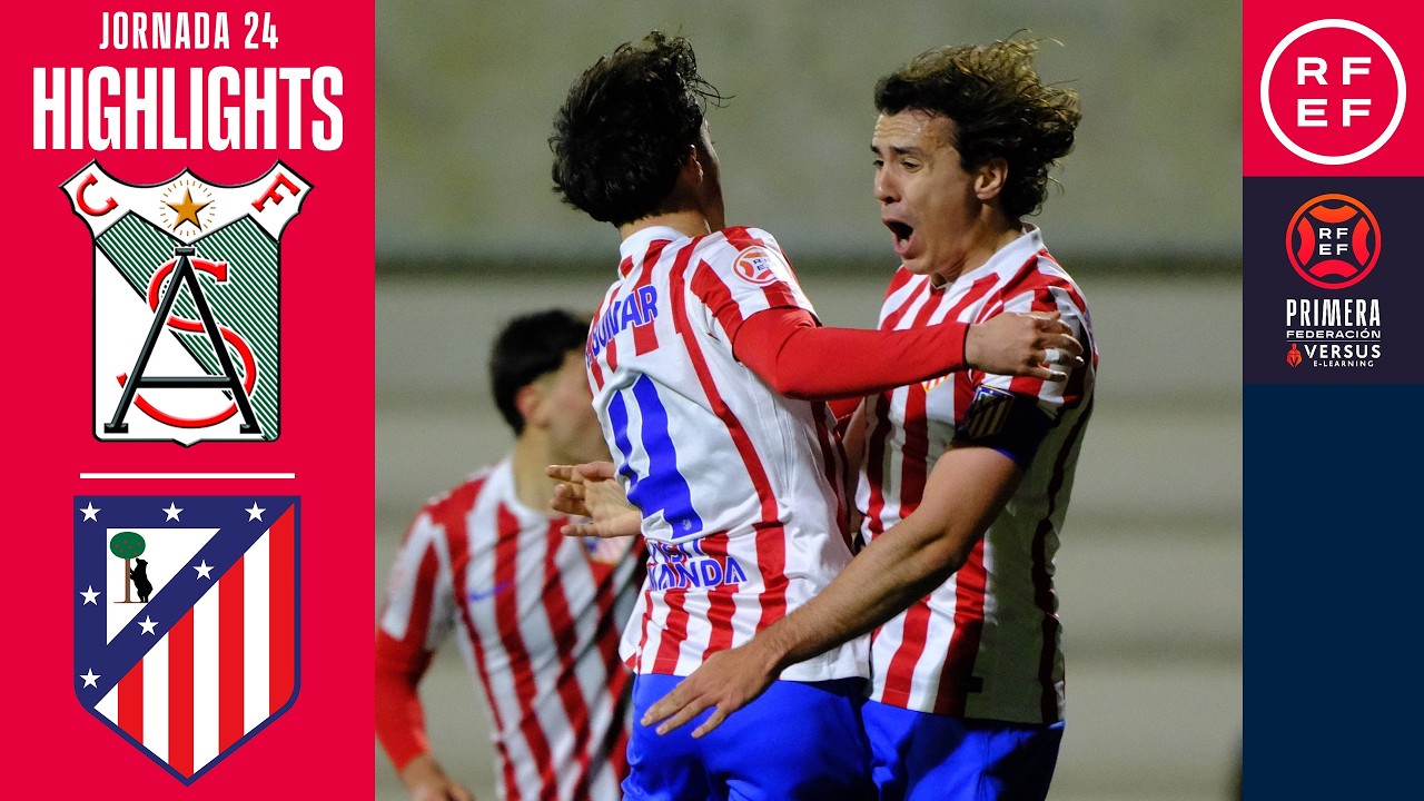 Resumen #PrimeraFederaci&oacute;n | Atl Sanluque&ntilde;o 1-2 Atl Madrile&ntilde;o | Jornada 24 | Temporada 2025/2026