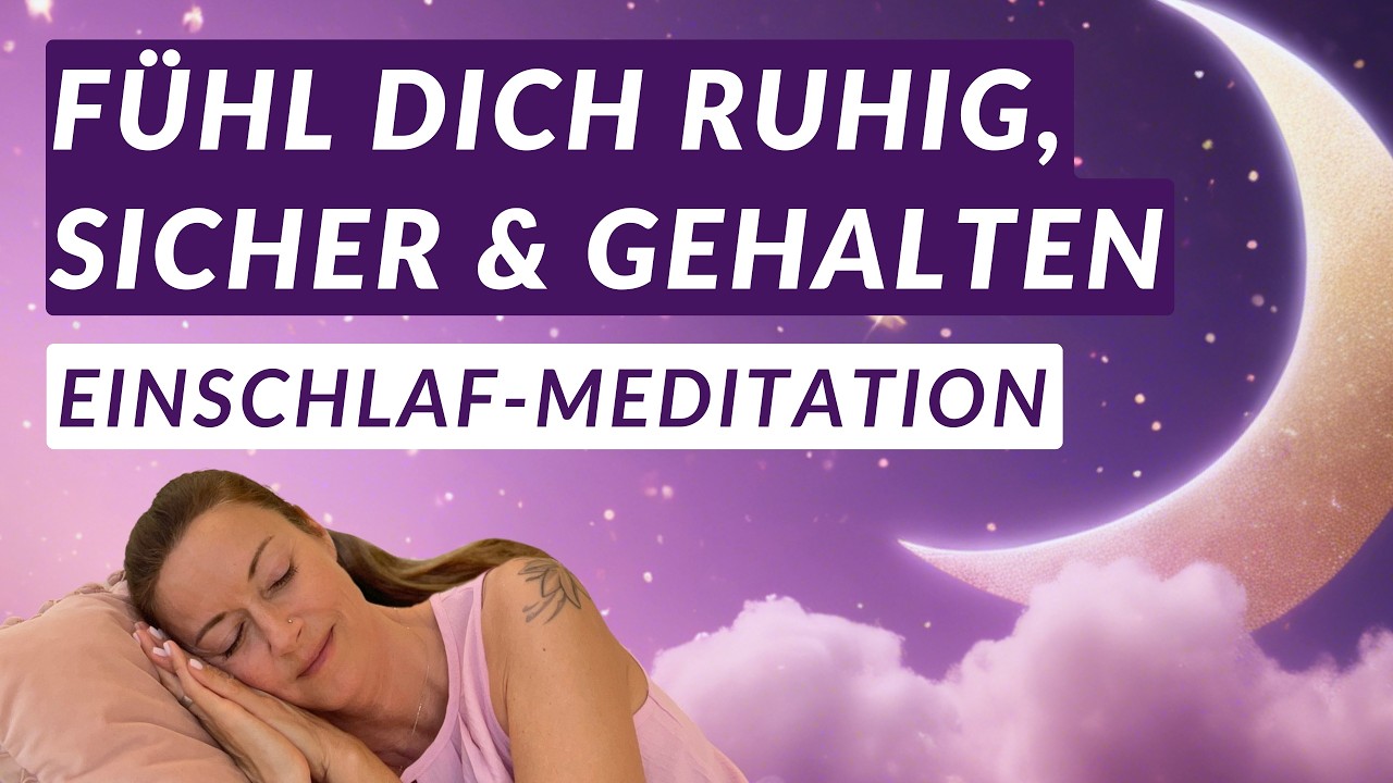 Bei innerer Unruhe, Angst & Nervosität sofort entspannen ✨ Meditation zum Einschlafen