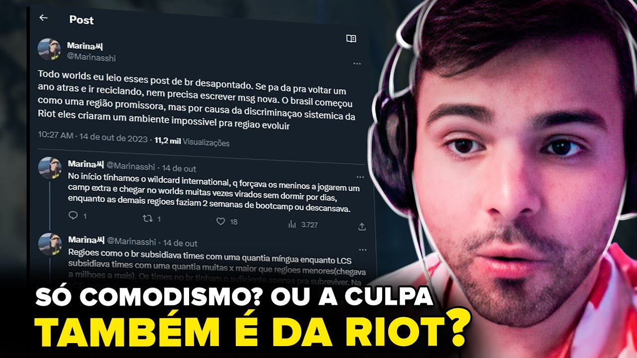 POR QUE o BRASIL É TÃO RUIM INTERNACIONALMENTE? EX RIOTER e DIVERSAS PESSOAS COMENTARAM SOBRE!