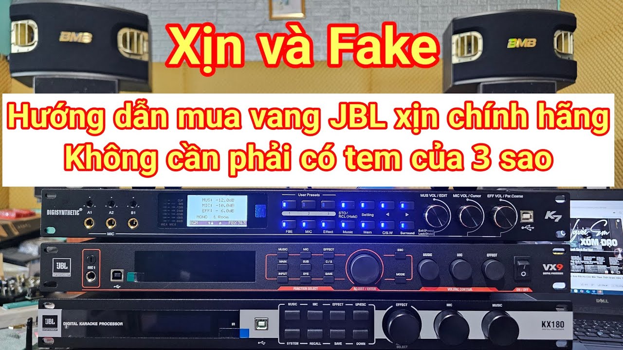 💥Nguồn gốc vang JBL KX180A xịn và Fake . Xem xong ai cũng mua được hàng xịn chính hãng .