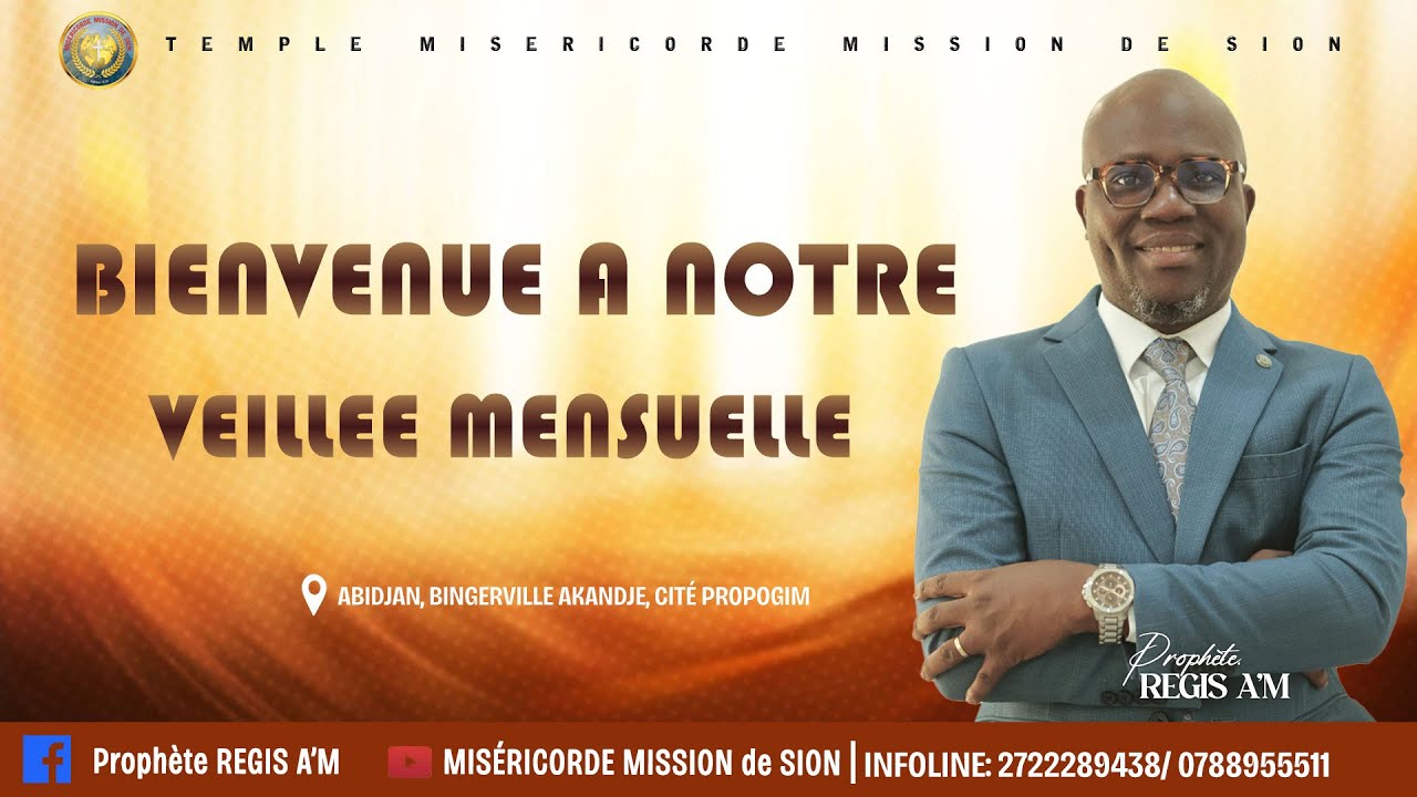 VEILLEE MENSSUELLE DU 30 JANVIER 2026  I THEME: VIVRE  L'AGENDA DE DIEU !