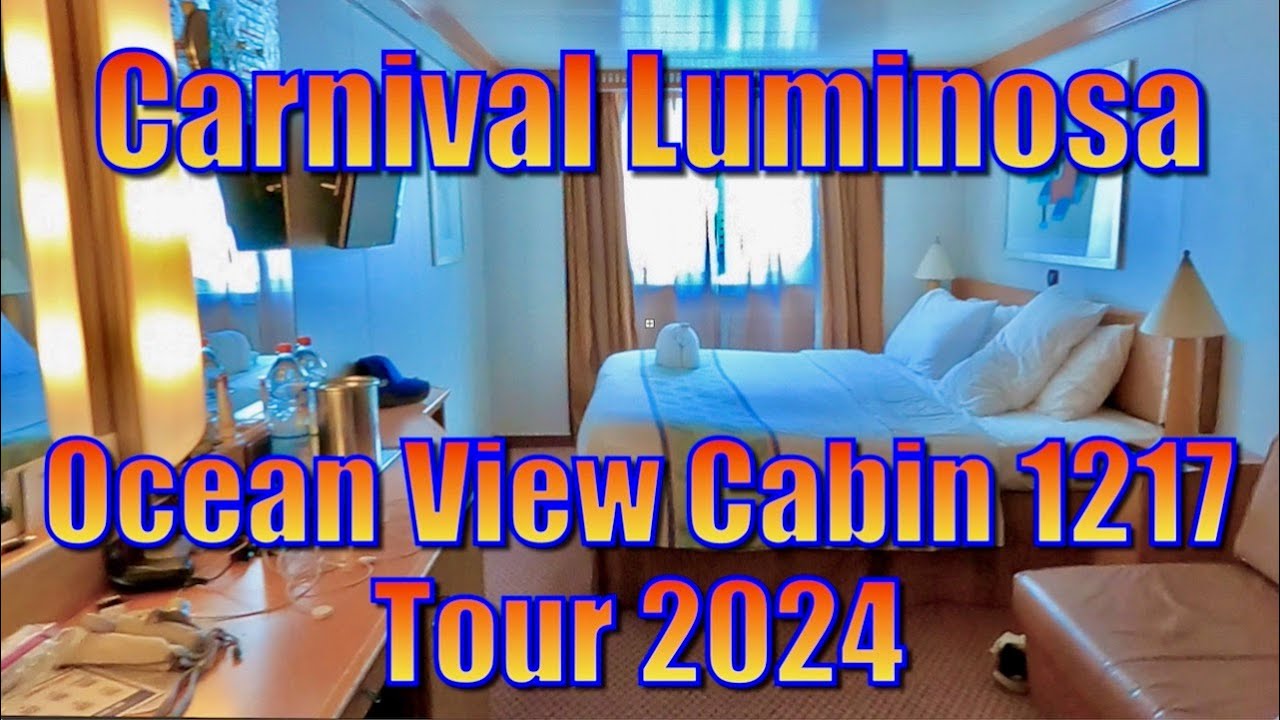 Carnival Luminosa — каюта Ocean View Cabin 1217, тур 2024