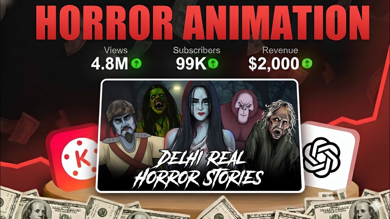 Horror Animation में Walking + Expression बदलें | Full [ Class 04 ]