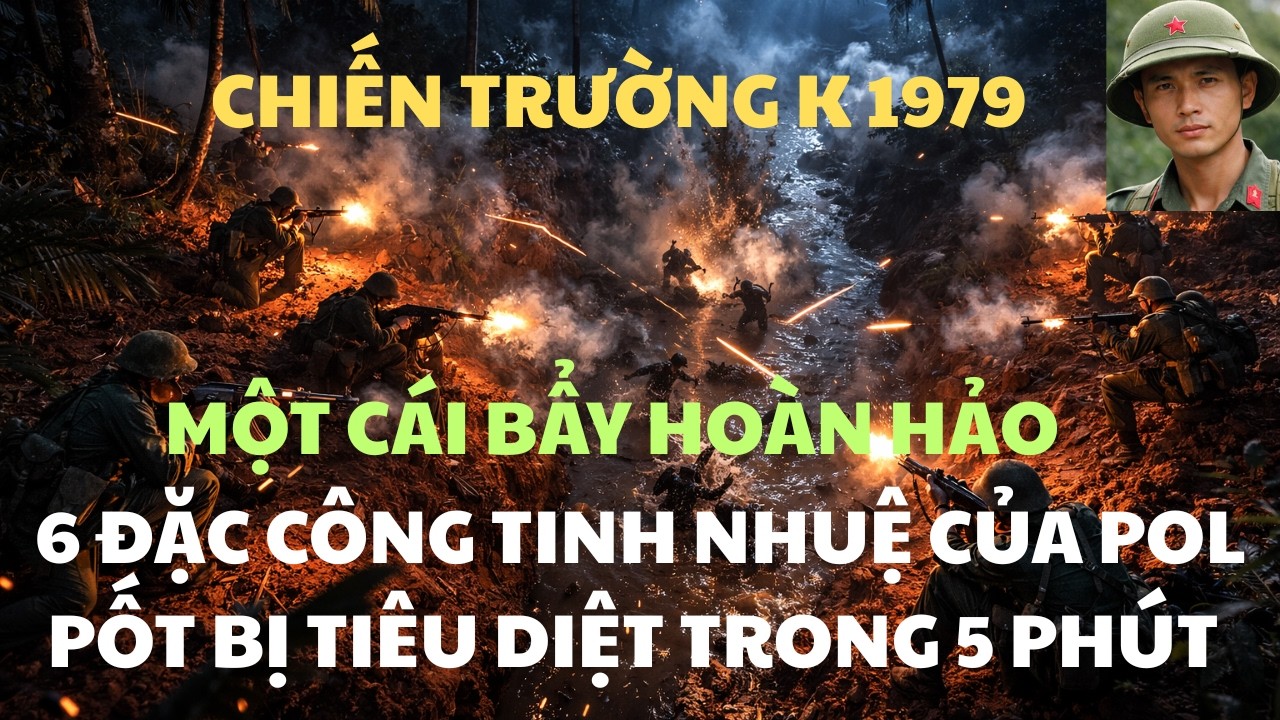 MỘT CÁI BẨY CHẾT NGƯỜI CỦA LÍNH VIỆT _KHIẾN 6 ĐẶC CÔNG TINH NHUỆ CỦA POL PỐT BỊ TIÊU DIỆT