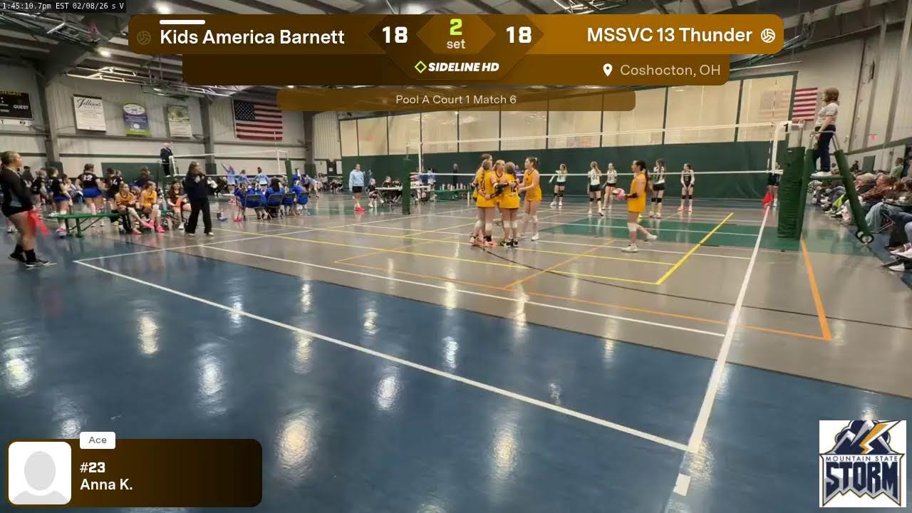 MSSVC 13 Thunder vs. Kids America Barnett (2026.02.08)