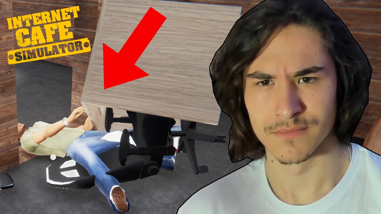 MÜŞTERİ MASANIN ALTINDA KALDI (internet cafe simulator) #2