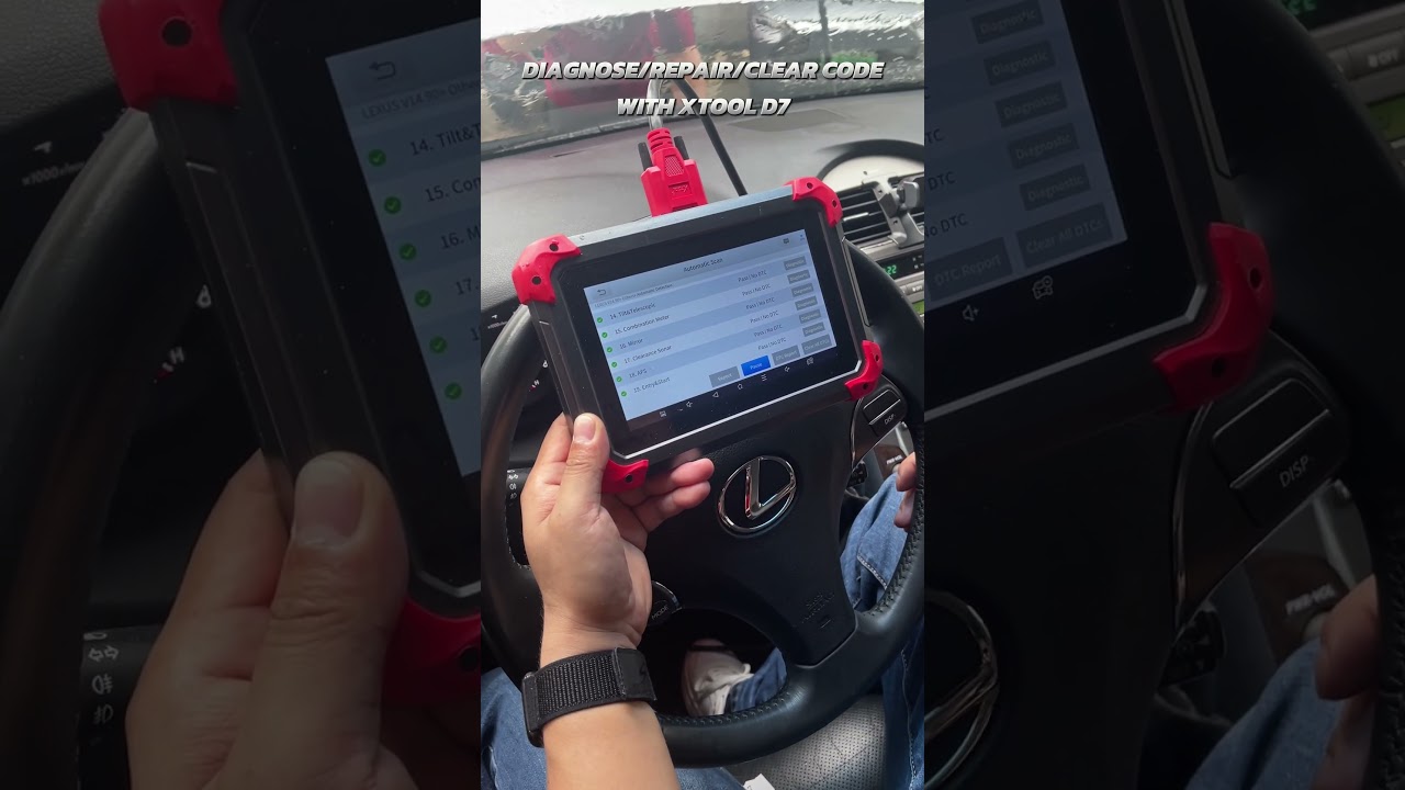 Don't stress over the check engine light&mdash;use XTOOL D7 to scan, fix, and clear with ease!
